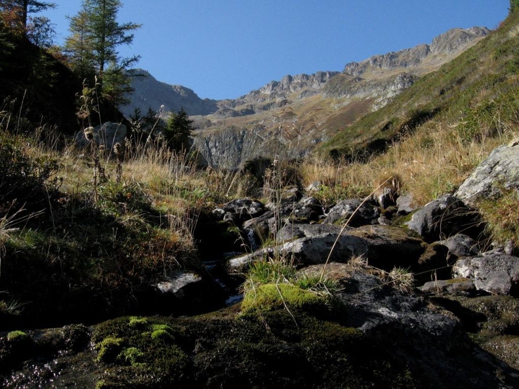 En descendant le vallon de Fenestral