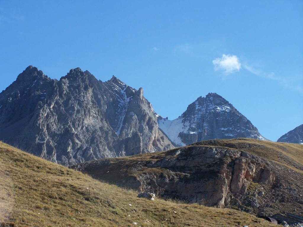 Couloir du Gd Bagna déjà enneigé