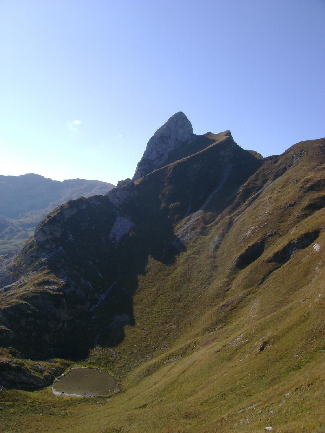 Le Mont Gardy depuis le flanc SW de la Grande Jumelle