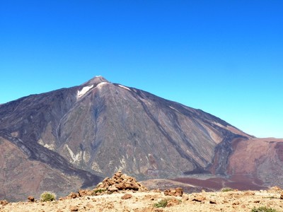 le Teide et ses coulées de lave le Teide et ses coulées de lave