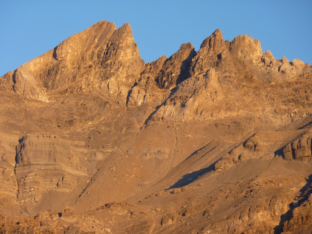 Dents du Midi au petit matin