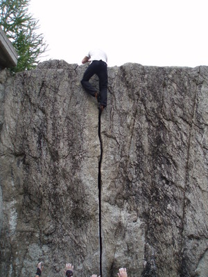 La kosterlitz, bloc au camping. La kosterlitz, bloc au camping.