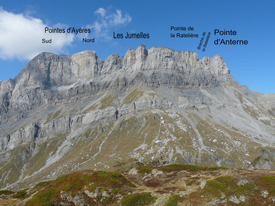  Rochers des Fiz  (versant S)