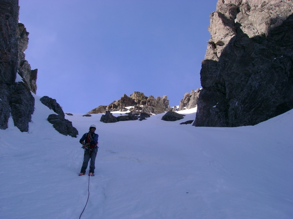 Dans le couloir de descente