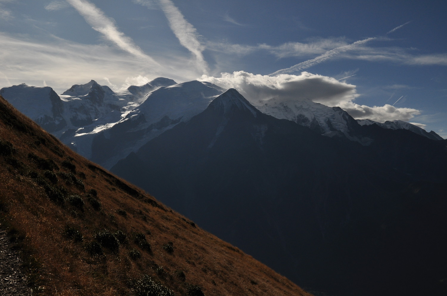 Mont-Blanc sous l'Aiguillette