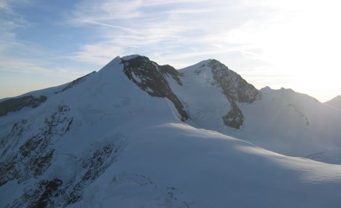 Lyskamm - vue depuis Castor