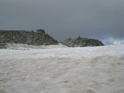 Juste sous le du Col de la Dent Blanche Juste sous le du Col de la Dent Blanche