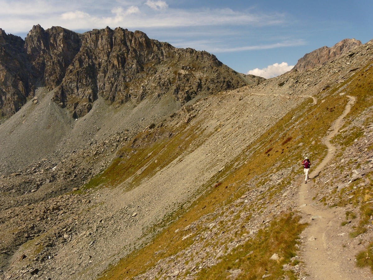 Traversée sous le col Chiaffredo