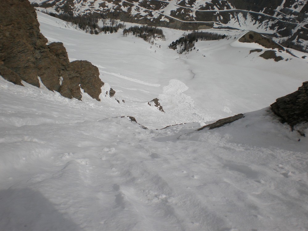 Couloir vue aval
