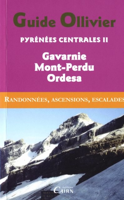 couverture « Pyrénées Centrales II »