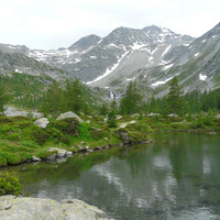 Lac d'Arpy et le Mont Colmet (Vallée d'Aoste)