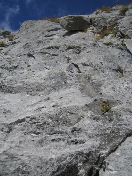 L2 avec la traversée en 6a