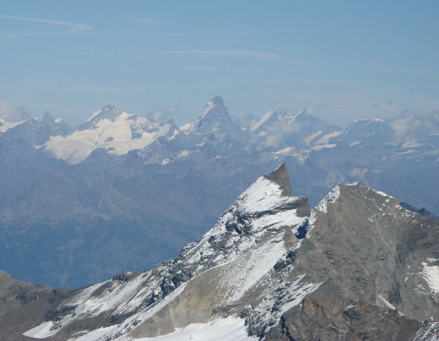 le cervin depuis la grande sassière