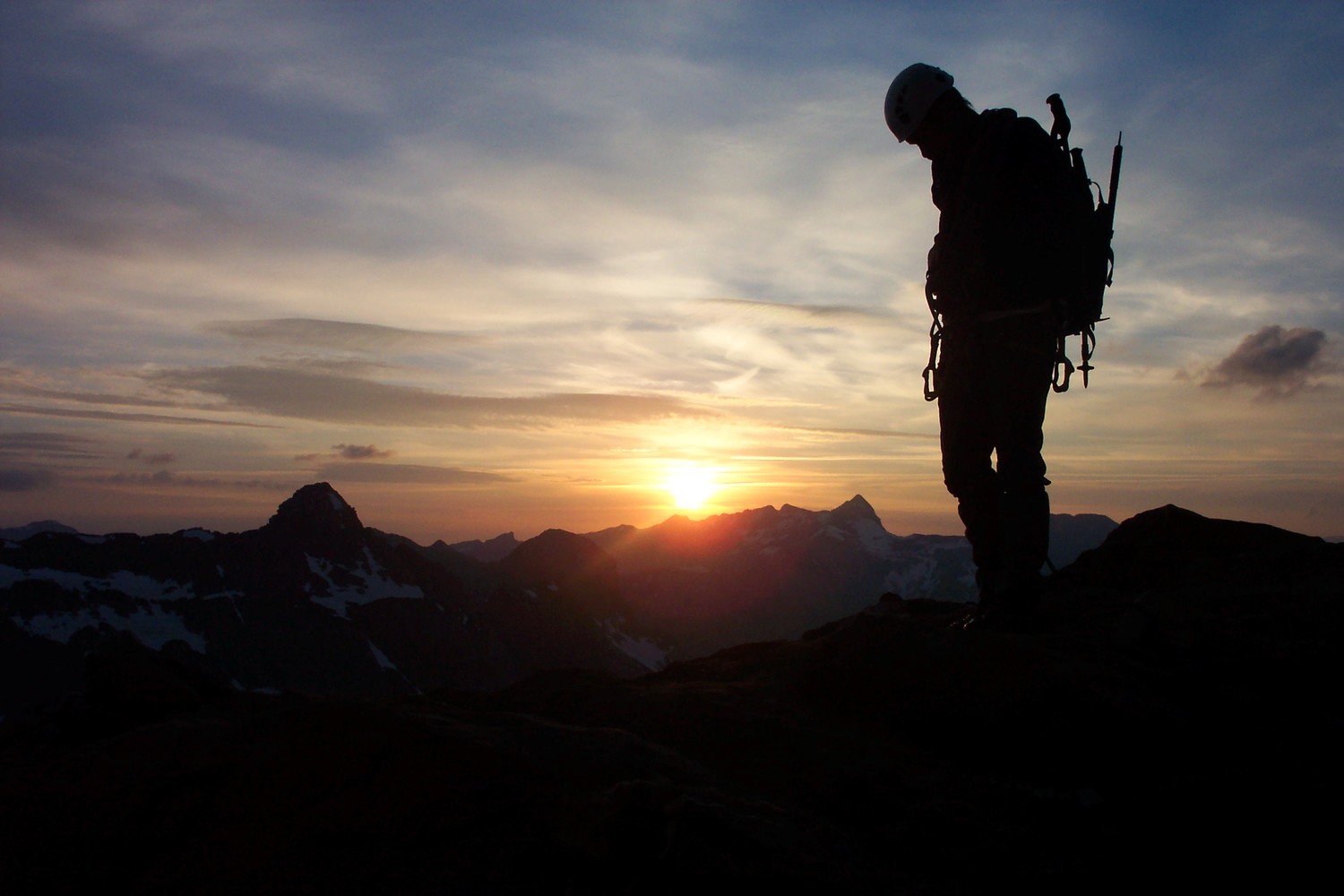 Lever de soleil sur les Pyrénées