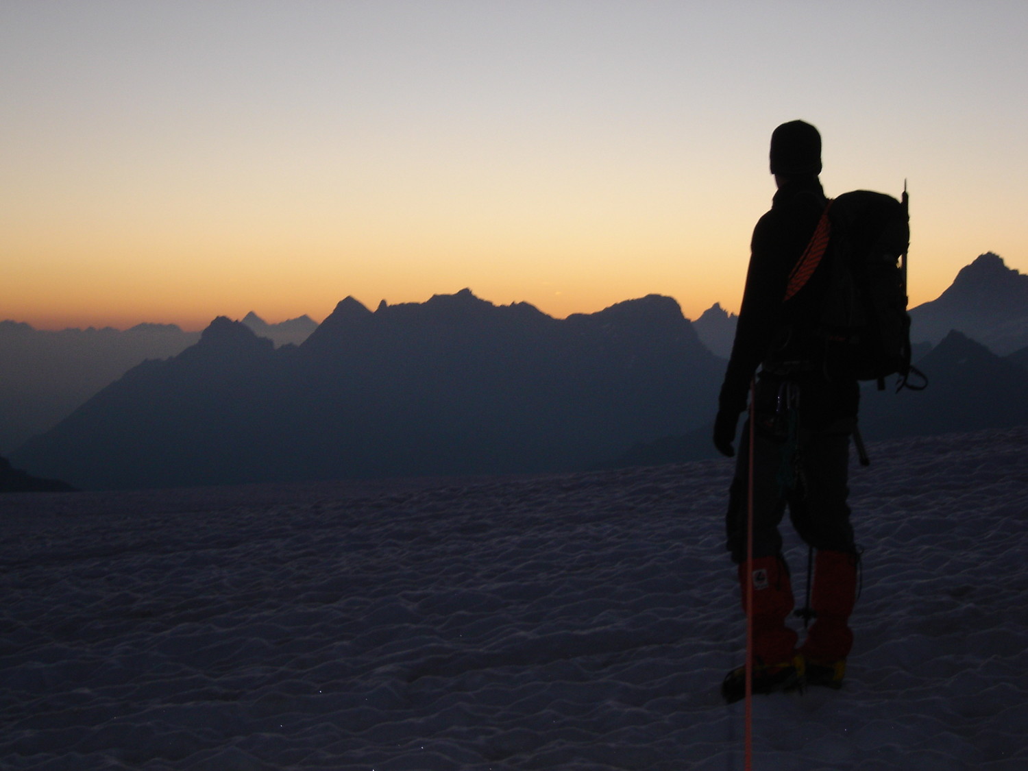 Col de Rhèmes Golette au petit matin