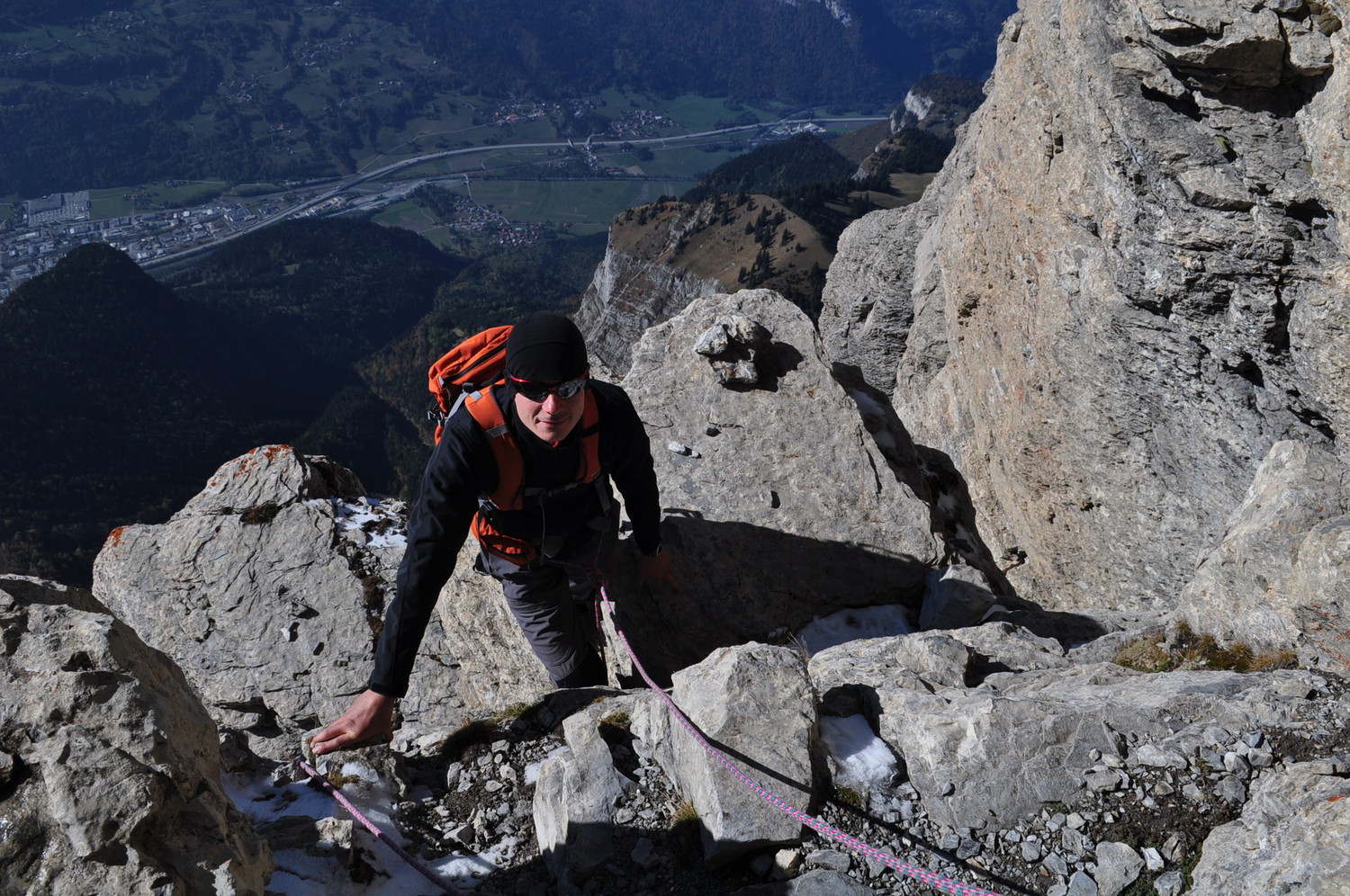 Descente de l'Aiguille Rouge