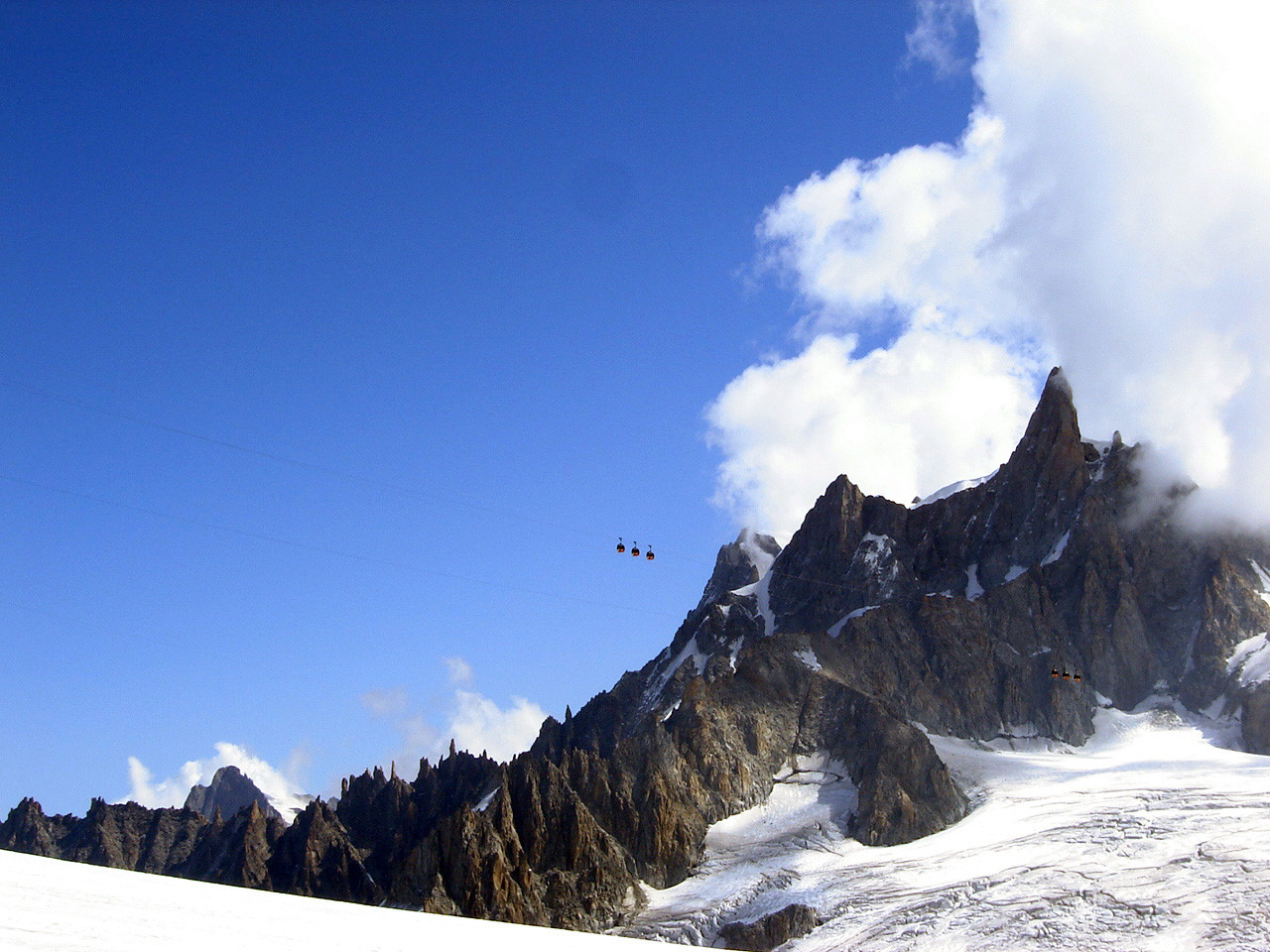 Panoramique Mont Blanc et Dent du Géant