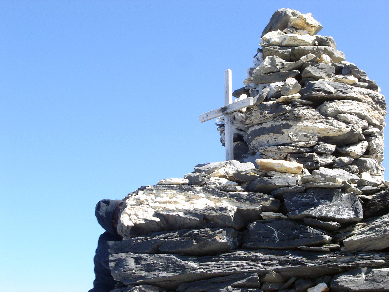 Cairn/croix sommital