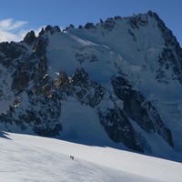 Arête Forbes - Aiguille du Chardonnet en novembre