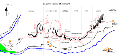 La Jonte - Schéma général La Jonte - Schéma général