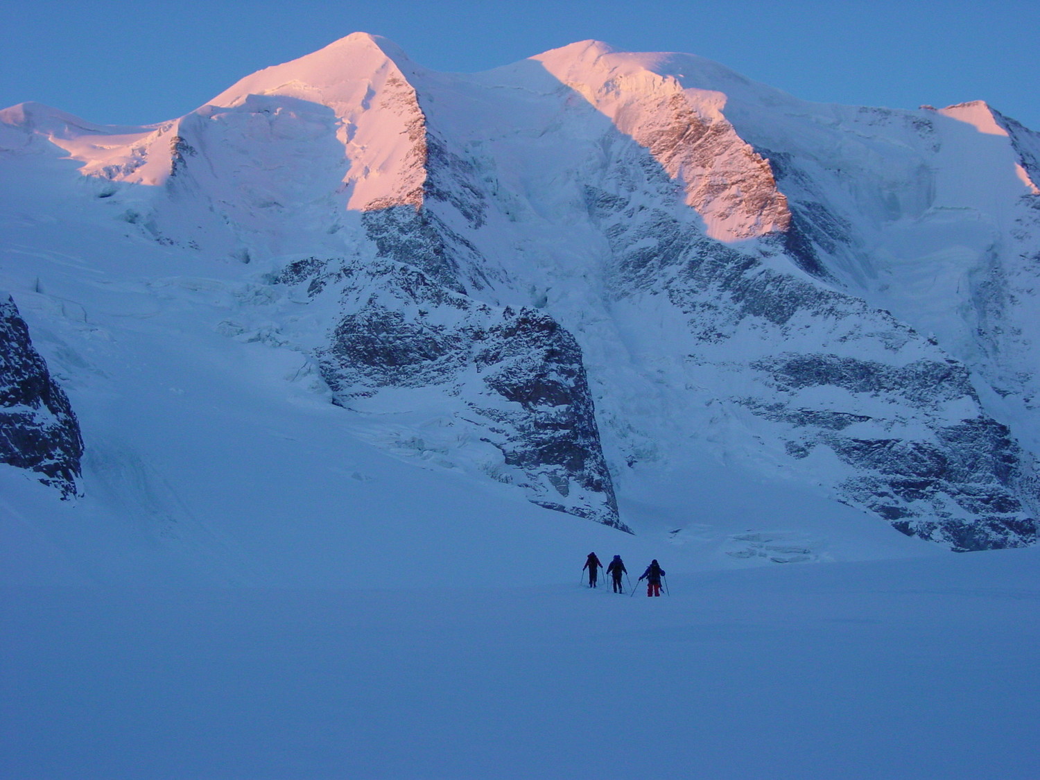 Lever de soleil Piz Palu