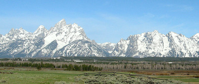 Chaine du Grand Teton dans le Grand Teton National Park (Etats-Unis) Chaine du Grand Teton dans le Grand Teton National Park (Etats-Unis)