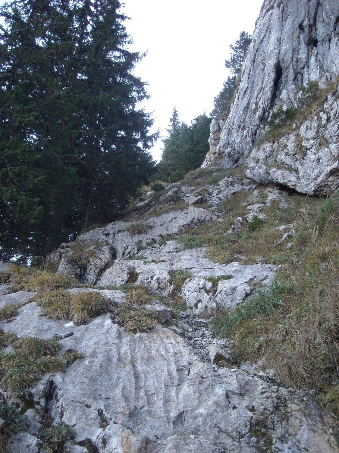 La rampe du Pas de la Truie.