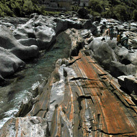 Le granit coloré de Lavertezzo