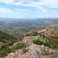 Panorama sur l'Estérel, vu du Pic Roux