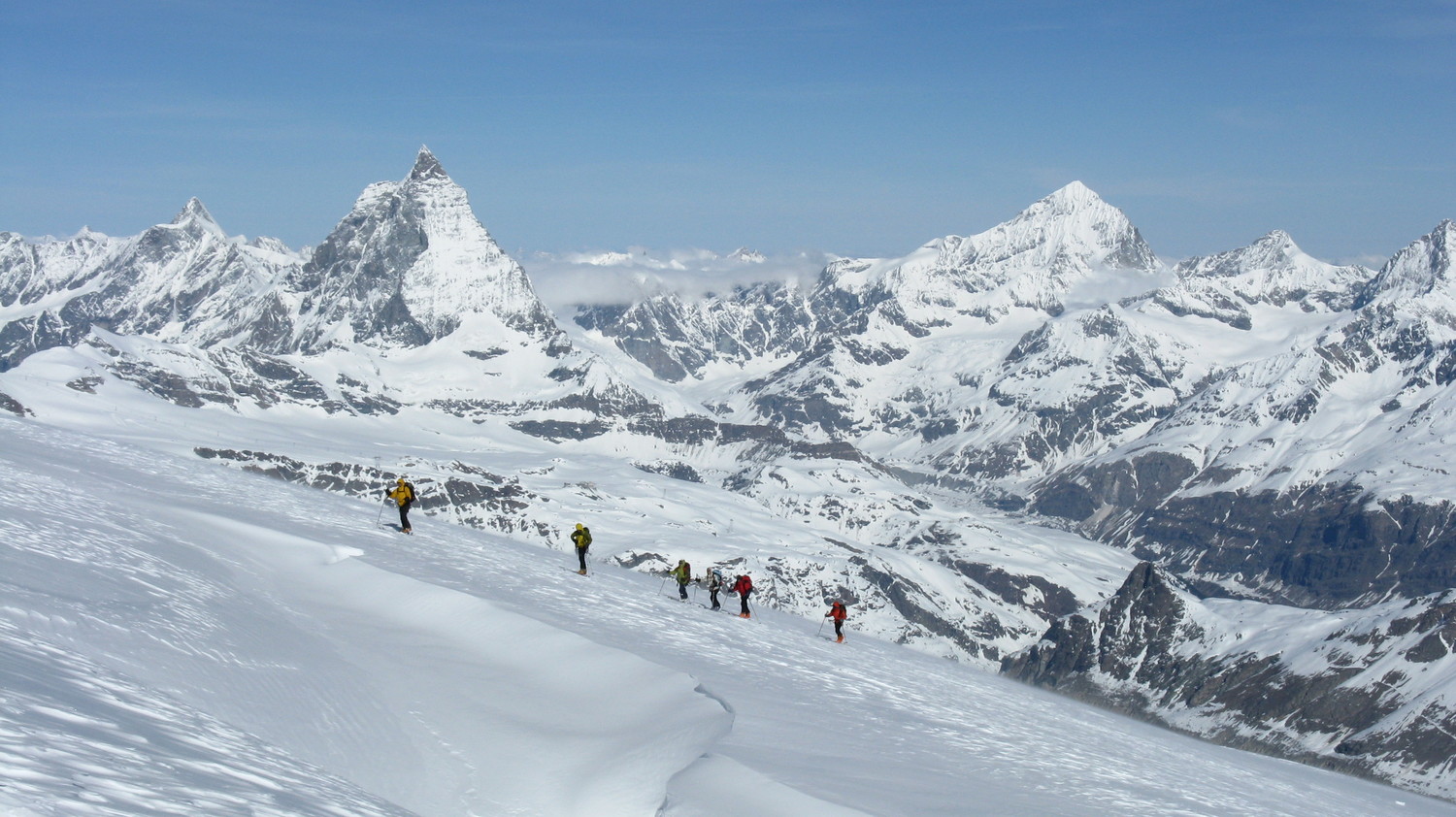 En direction du Mont Rose...