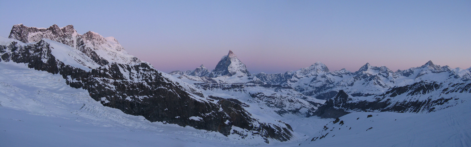 Lever de soleil sur le Cervin