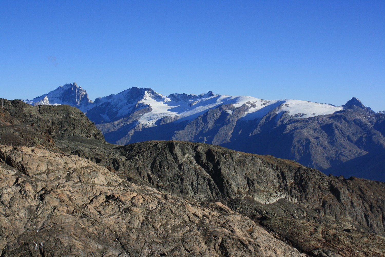 Meije, Râteau, Glaciers de la Girose et de Mont de Lans