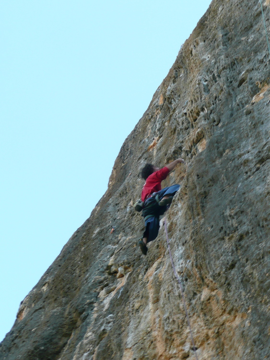 Montgronyeta (7b+), sur fines colo