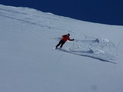 Poudreuse de rêve à la cime du Lancheton Poudreuse de rêve à la cime du Lancheton