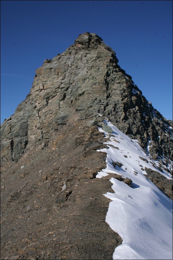 Pointe de Méan Martin - ressaut sommital