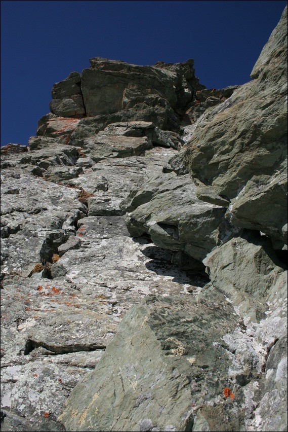 Pointe de Méan Martin - dans le ressaut sommital