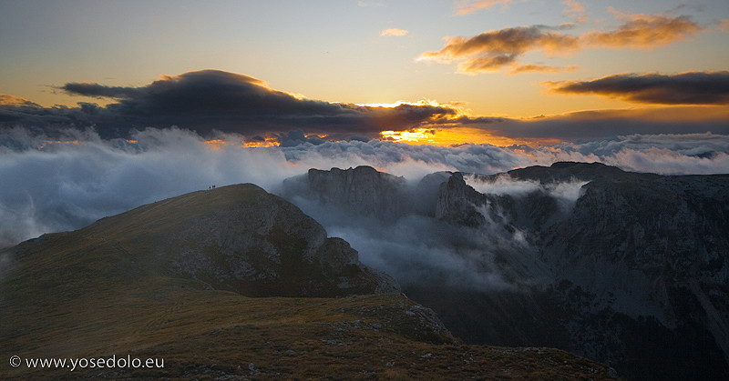 Dernières lueurs au Mont aiguille