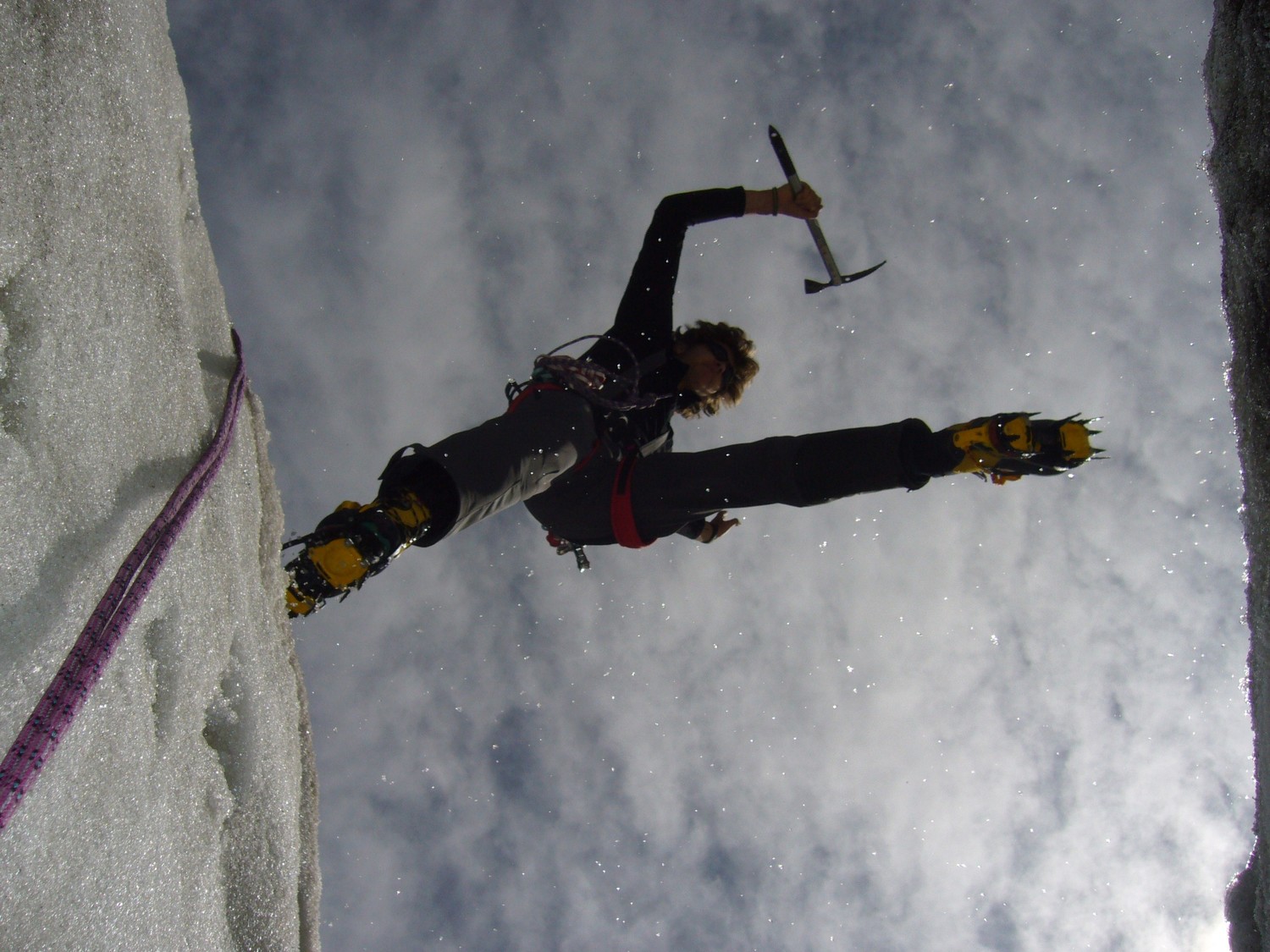 Sur le glacier des Sellettes