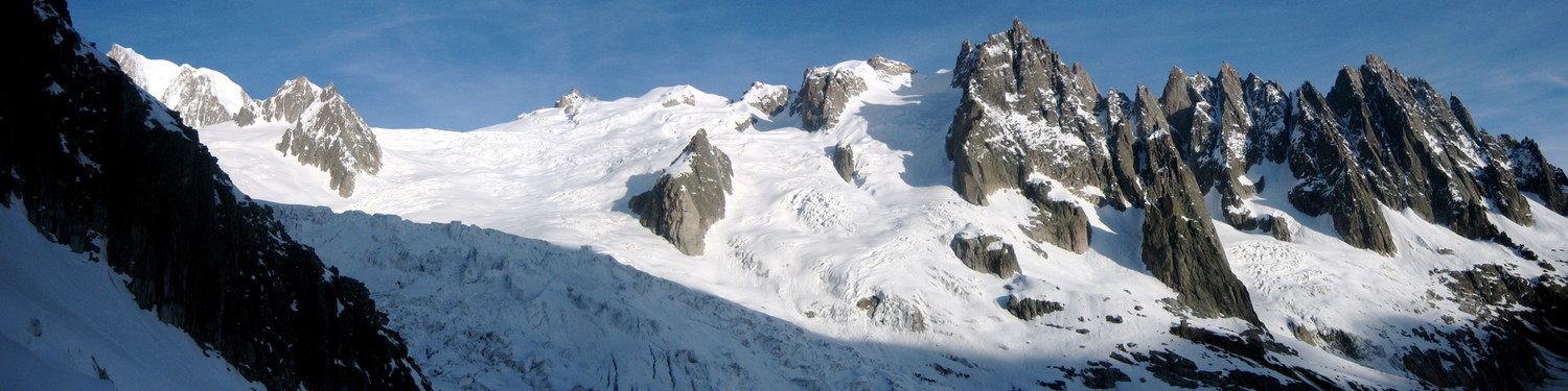 Vallée Blanche depuis le glacier des Périades