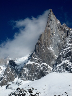 Face W des Drus (depuis le Montenvers) Face W des Drus (depuis le Montenvers)