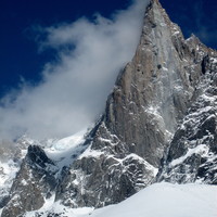 Face W des Drus (depuis le Montenvers)