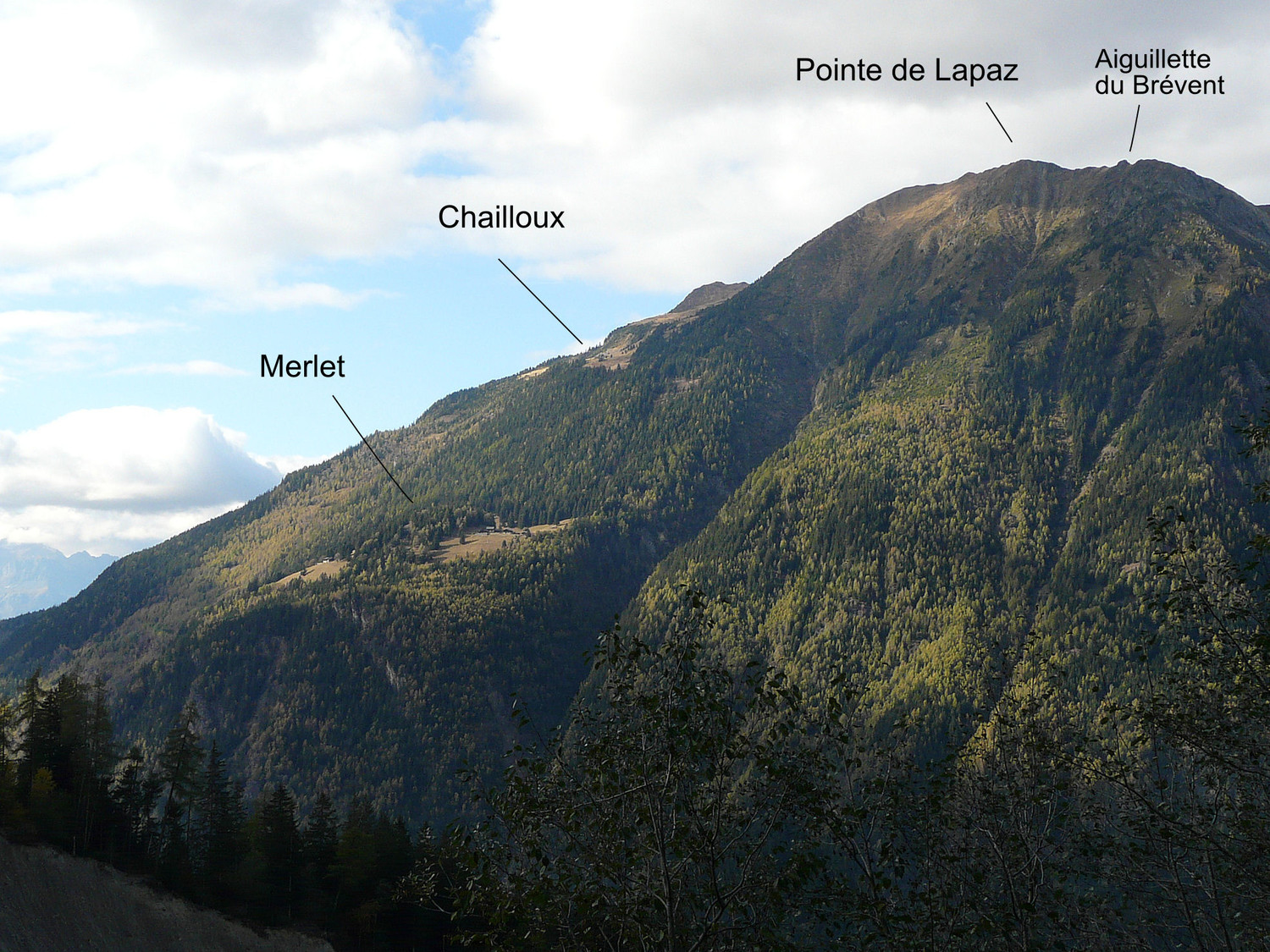 Pointe de Lapaz (versant S)