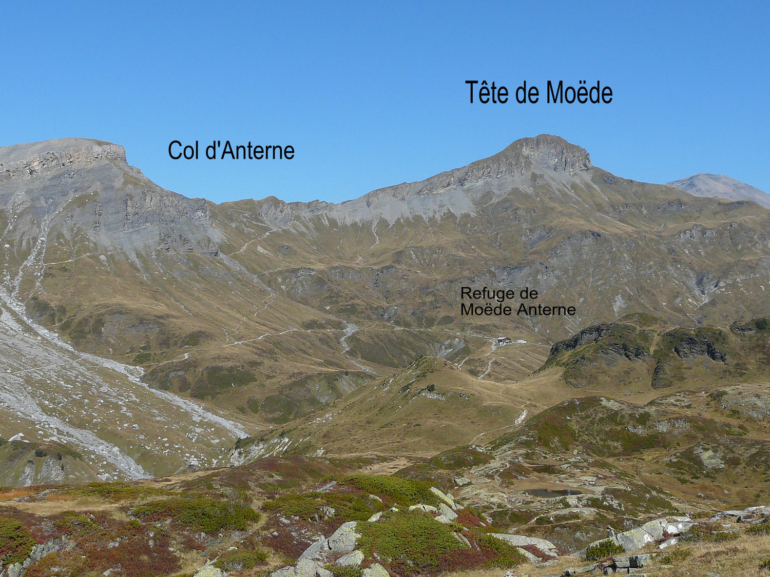Tête de Moëde et col d'Anterne