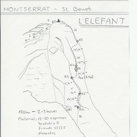 Topo Montserrat - Sant Benet : Elefant, GEDE