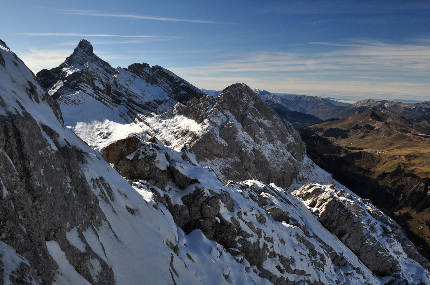Pointe Percée sous la Tête de la Forclaz