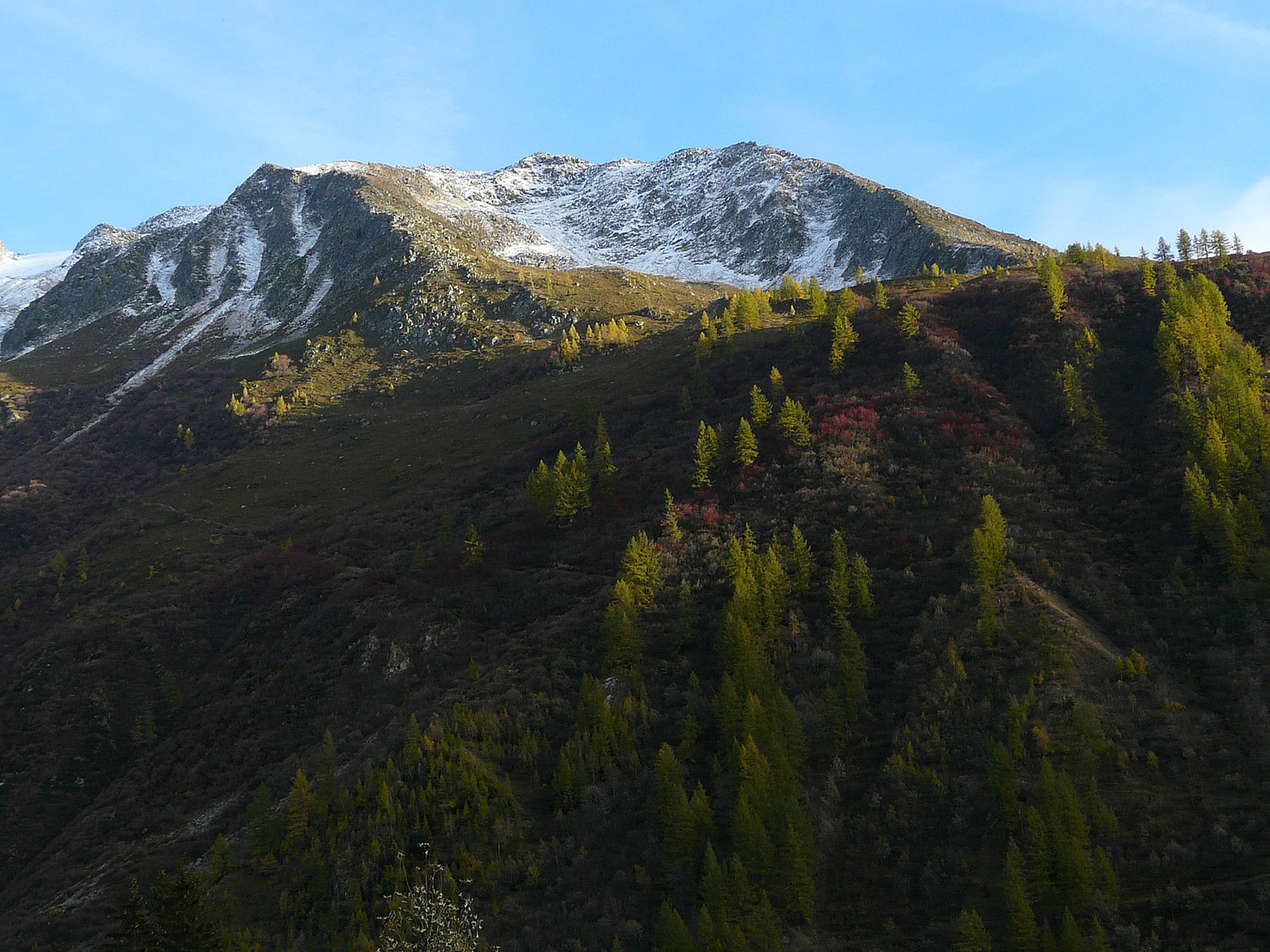 La Montagne de Péclerey et le Bec de Lachat