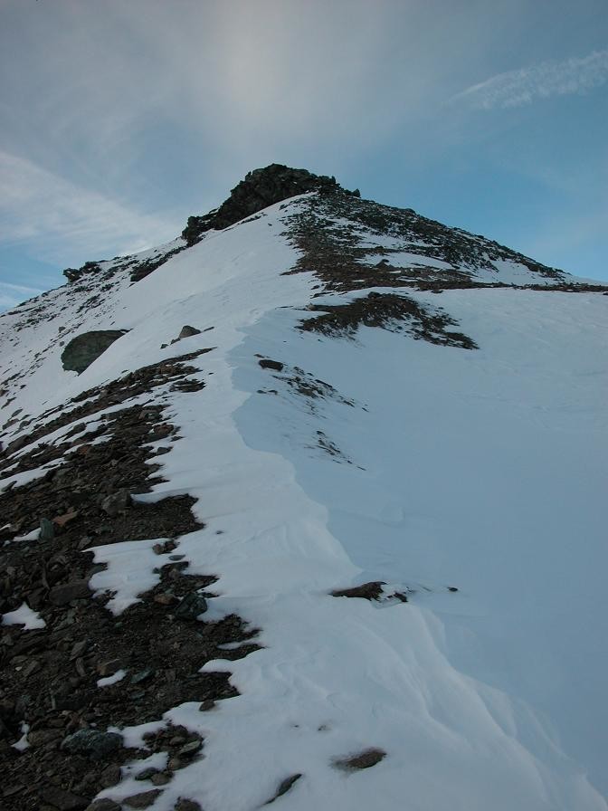 Crête sommitale du Col Tonini