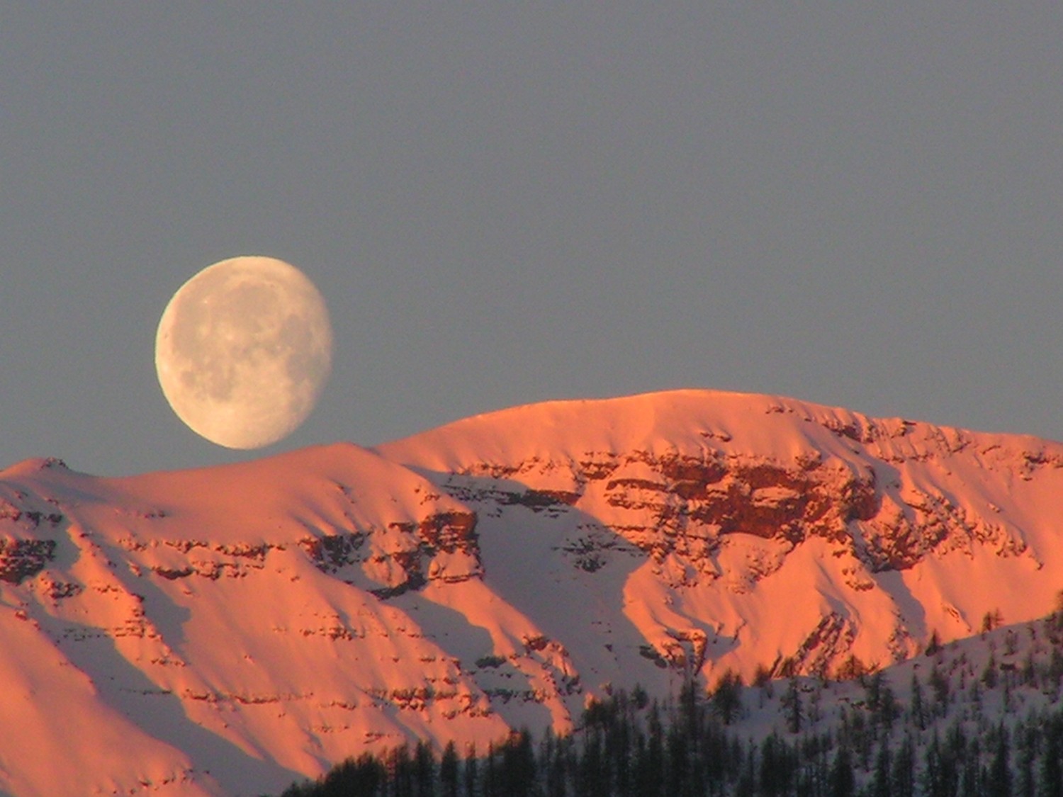 Le soleil a rendez-vous avec la lune