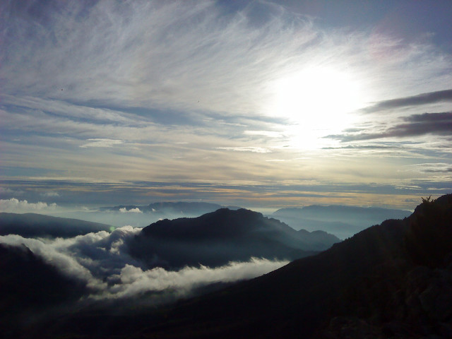 La brume monte