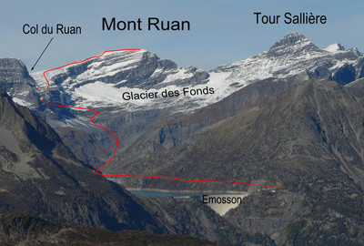 Mont Ruan par Emosson Mont Ruan par Emosson